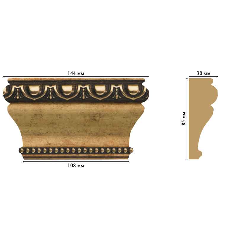 D202-57 Капитель 144*85*30 мм