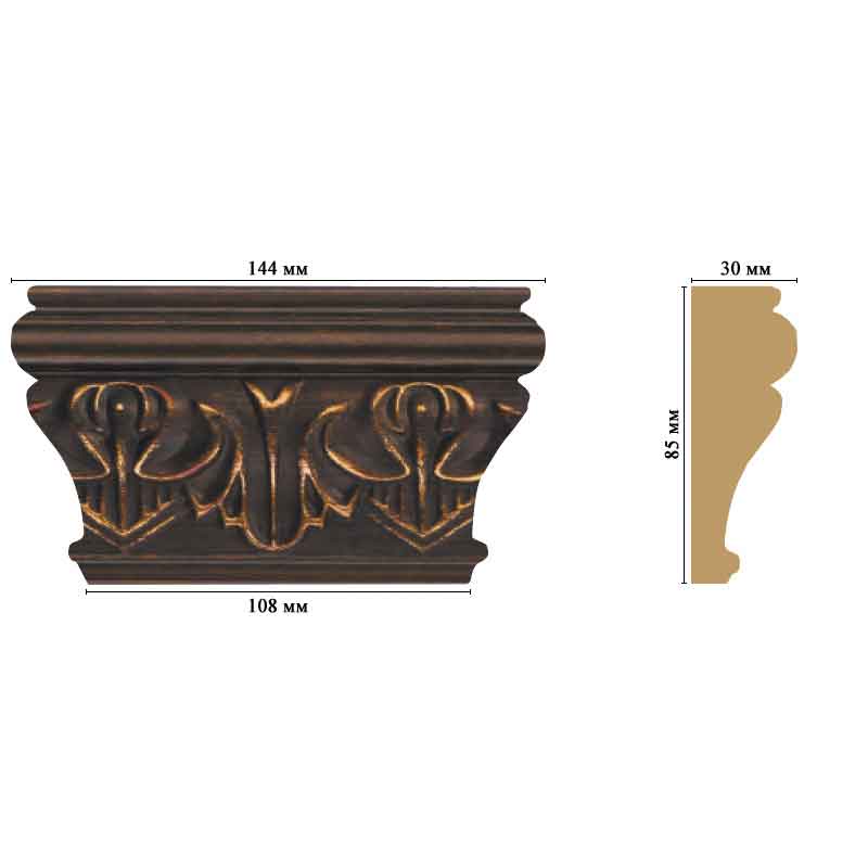 D202-966 Капитель 144*85*30 мм