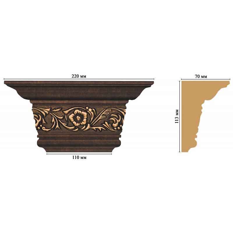 D203-56 Капитель 220*113*70 мм