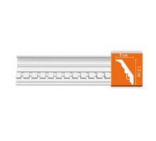 DT-22 гибкий потолочный плинтус с орнаментом