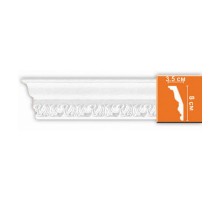 DT 33 гибкий потолочный плинтус с орнаментом DECOMASTER