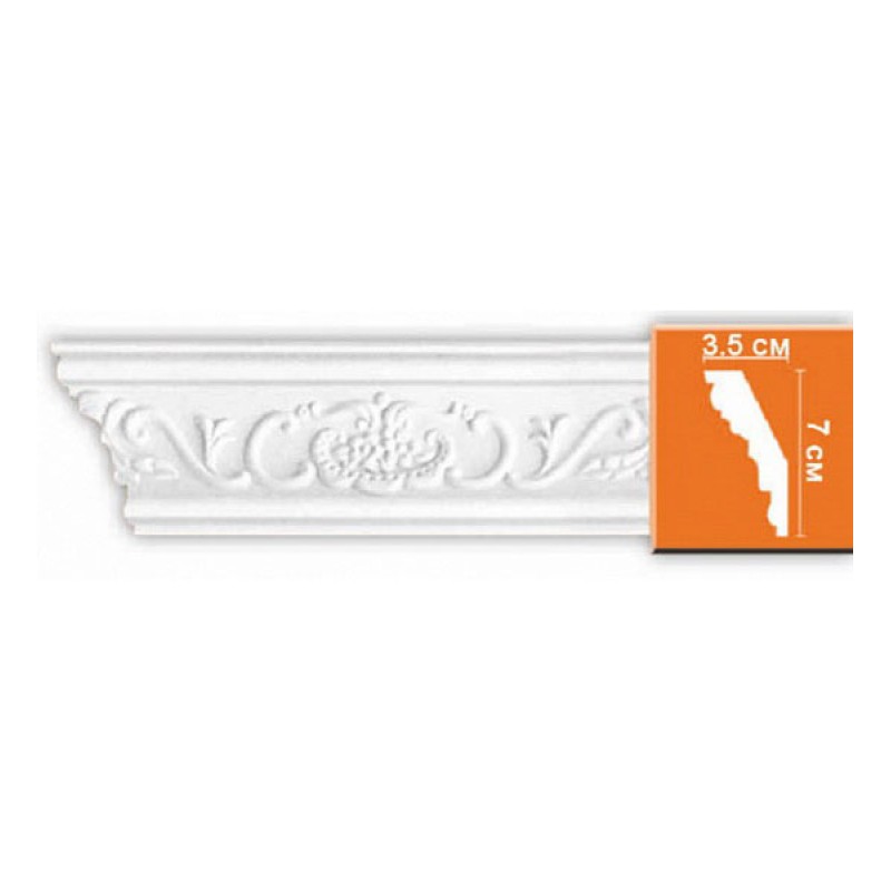 DT 9 потолочный плинтус с орнаментом