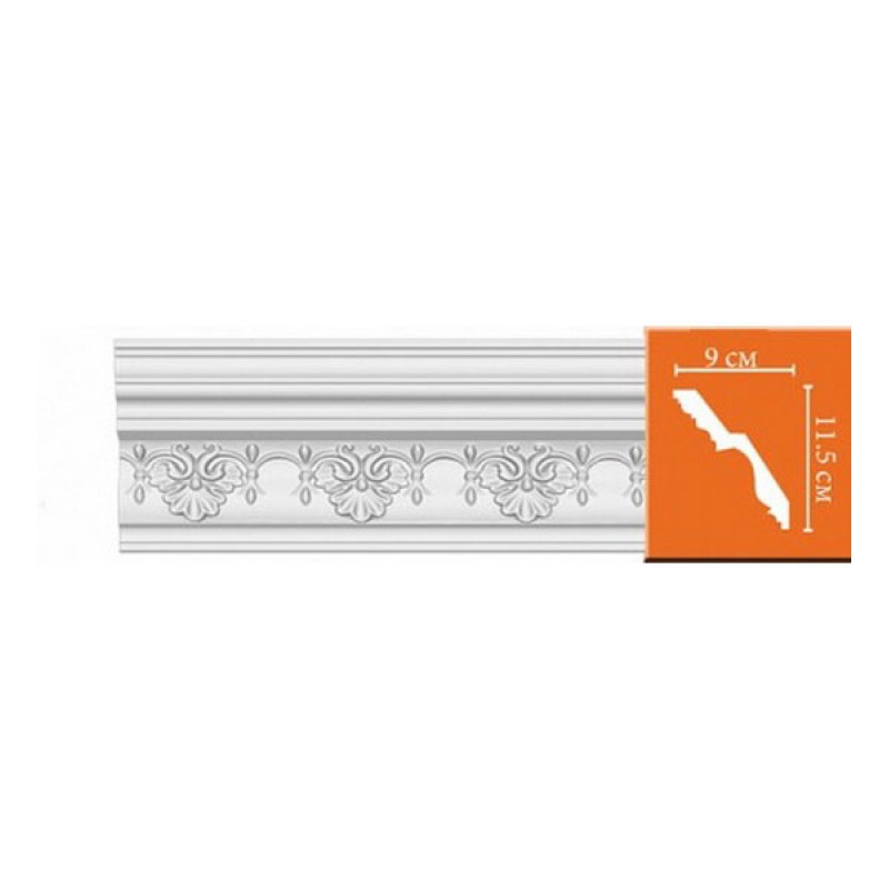 DT 9851 потолочный плинтус с орнаментом