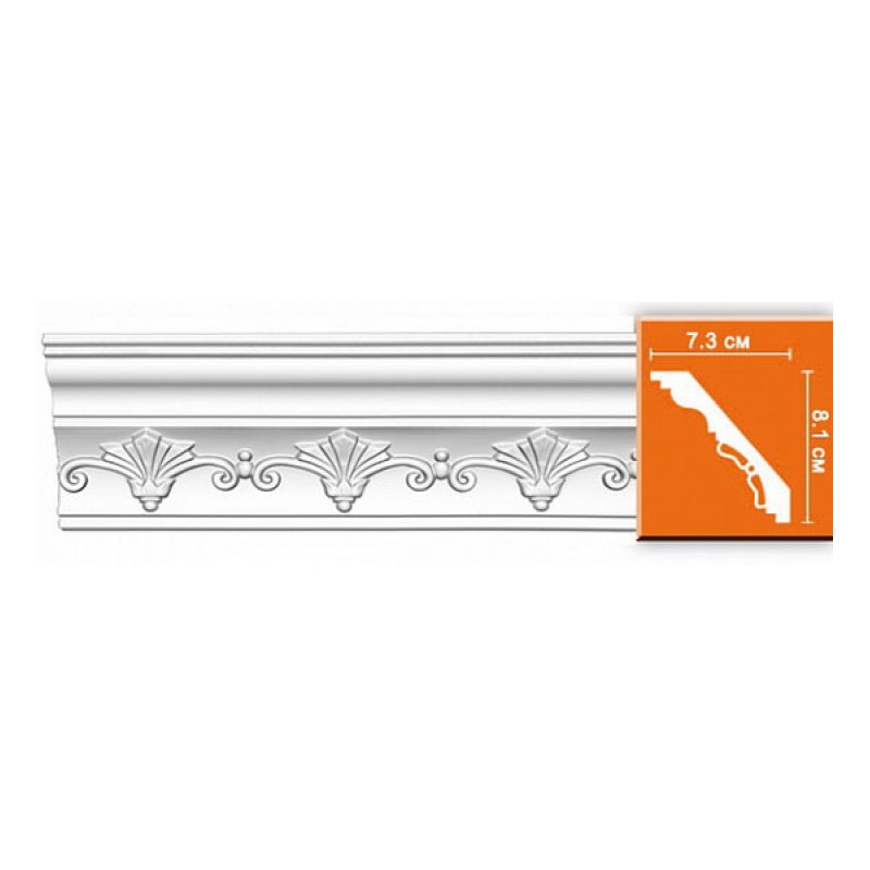 DT 9854 потолочный плинтус с орнаментом