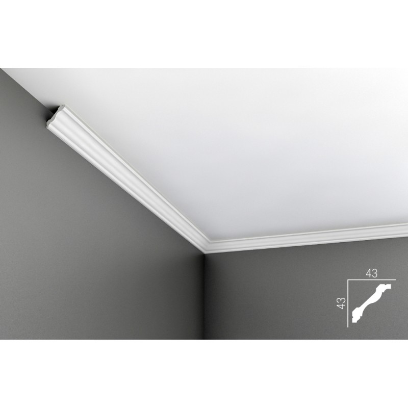 Карниз К017, 43х43, экополимер