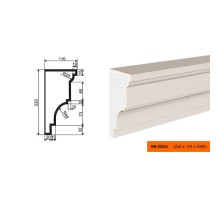 Карниз  КВ - 220/4    (КС-107)