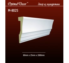 Молдинг M-8025 (80*25*2000) OptimalDecor