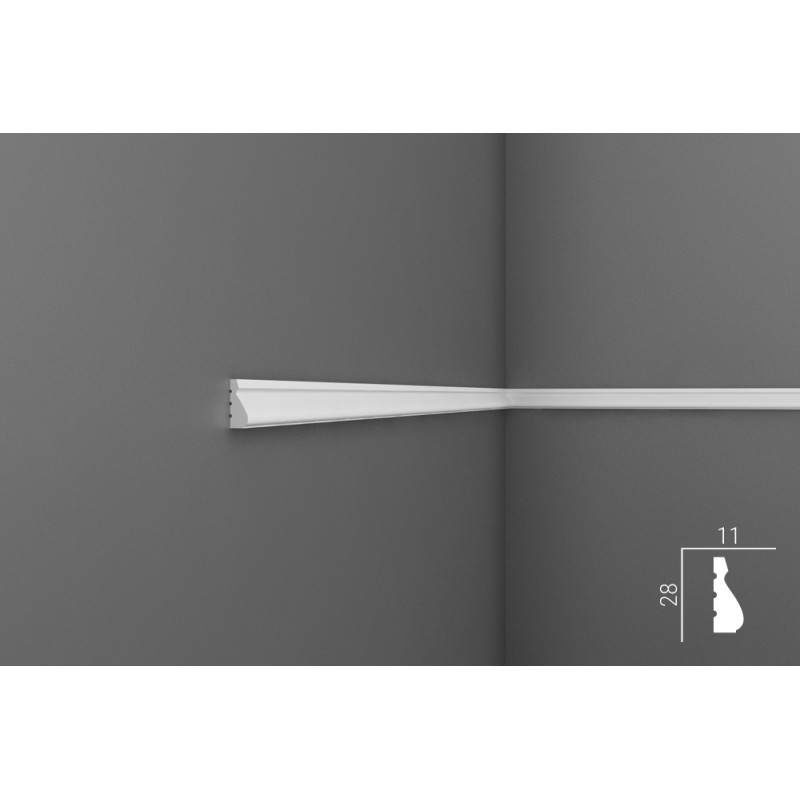 Молдинг М013, 28х11, экополимер