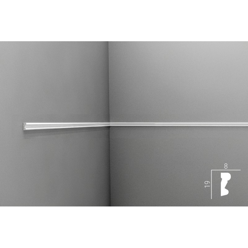 Молдинг М003, 19х8, экополимер