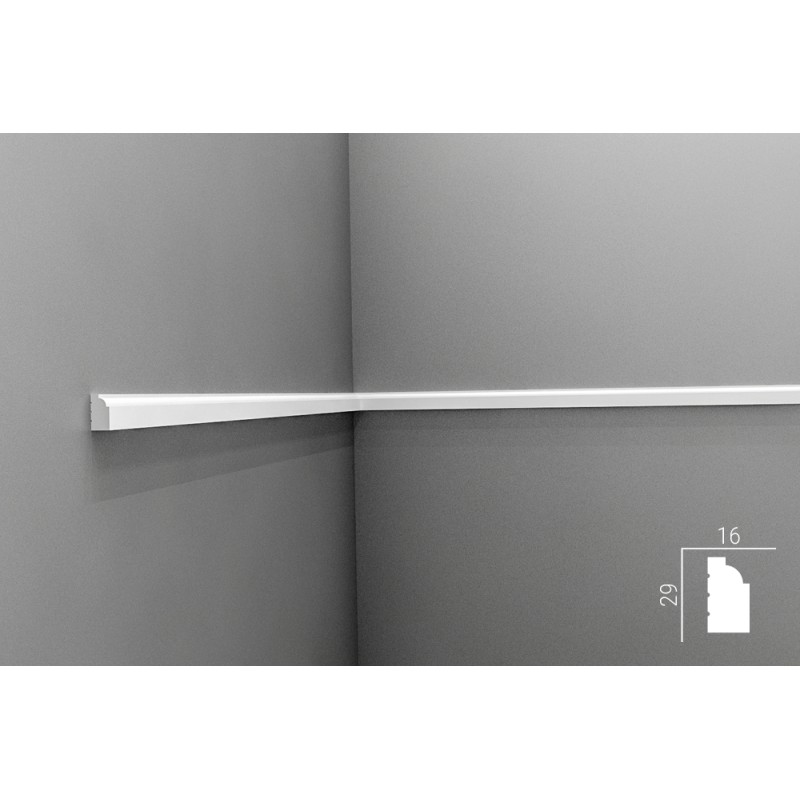 Молдинг М004, 29х16, экополимер