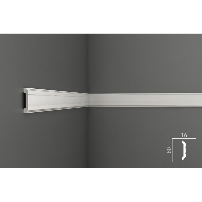 Молдинг М007, 80х16, экополимер