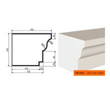 Подоконник ПВ-130/2