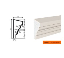Подоконник ПВ-235/1 (ПС-110)
