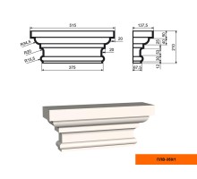 Пилястра ПЛВ - 350/1 (капитель)
