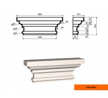 Пилястра ПЛВ - 600/1 (капитель)