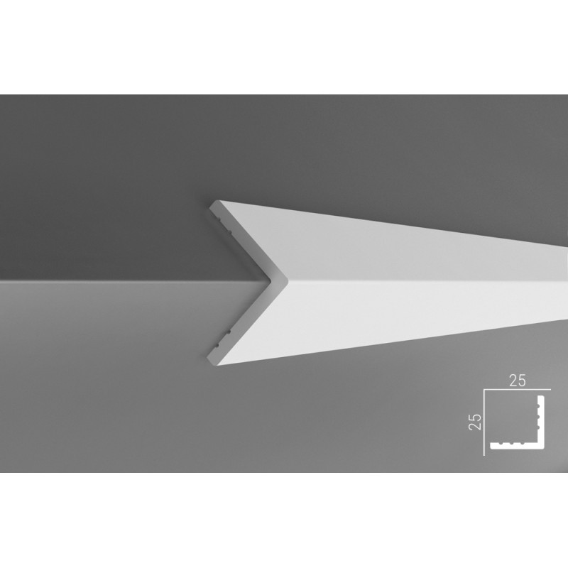 Угол  У001, 25х25, экополимер