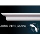 Потолочный плинтус Гибкий AB106F