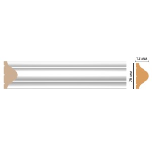 D001-114 ШК/88 молдинг DECOMASTER(26*13*2400 мм)