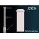 Основание для пилястры пилястры из полиуретана D3534