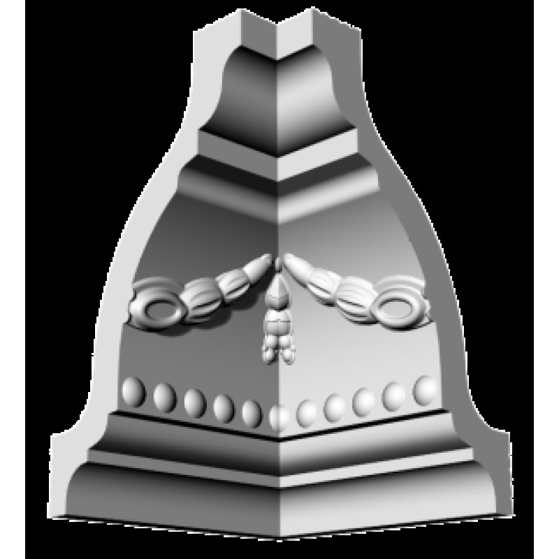 Потолочный плинтус glanzepol GP12