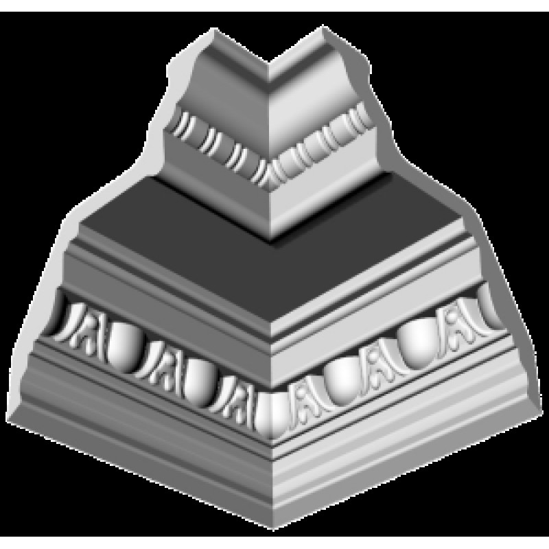 Потолочный плинтус glanzepol GP2