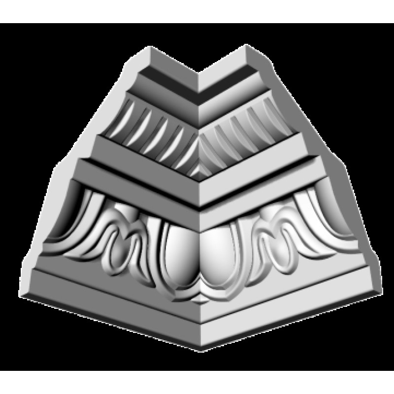 Потолочный плинтус glanzepol GP3