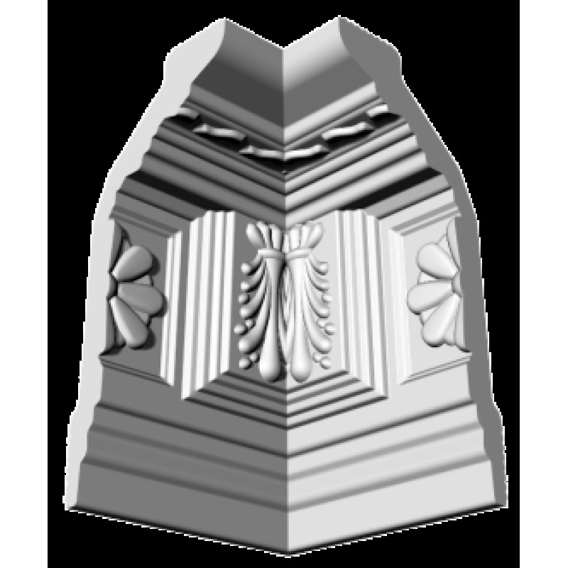 Уголки к потолочному плинтусу GP7