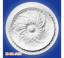 Розетка потолочная из полистирола M52