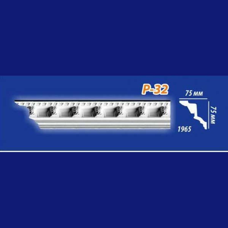 Плинтус потолочный инжекционный Kenopol Р32