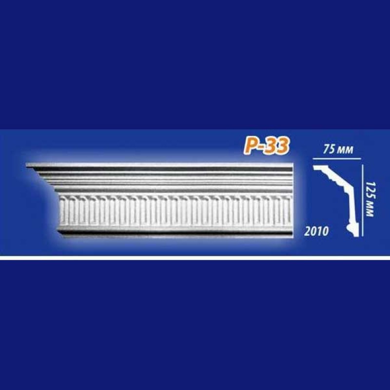 Плинтус потолочный инжекционный Kenopol Р33