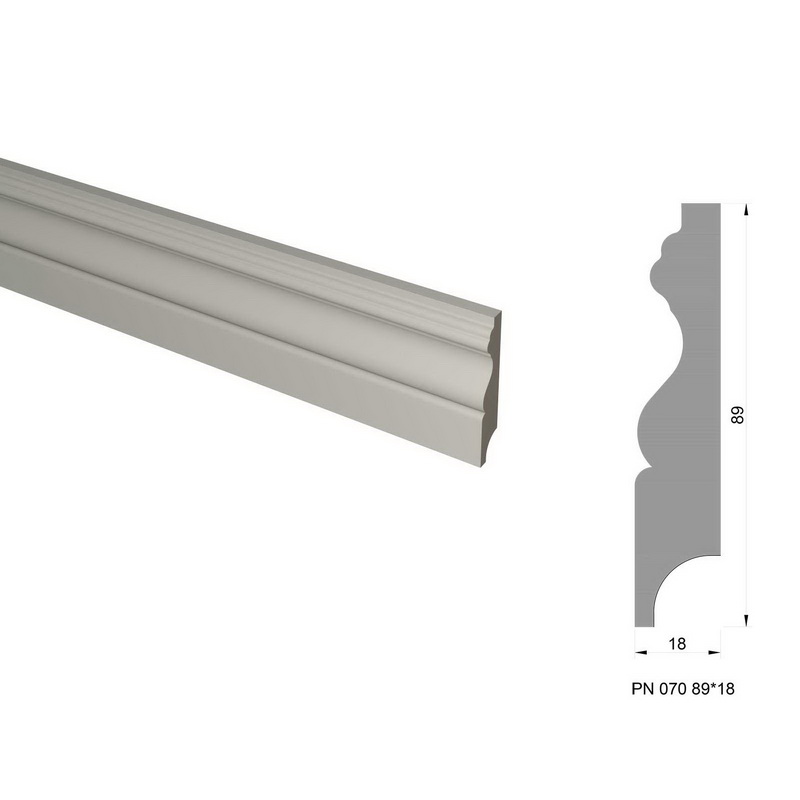Плинтус напольный PN 070 из МДФ