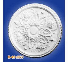 Розетка потолочная из полистирола R49