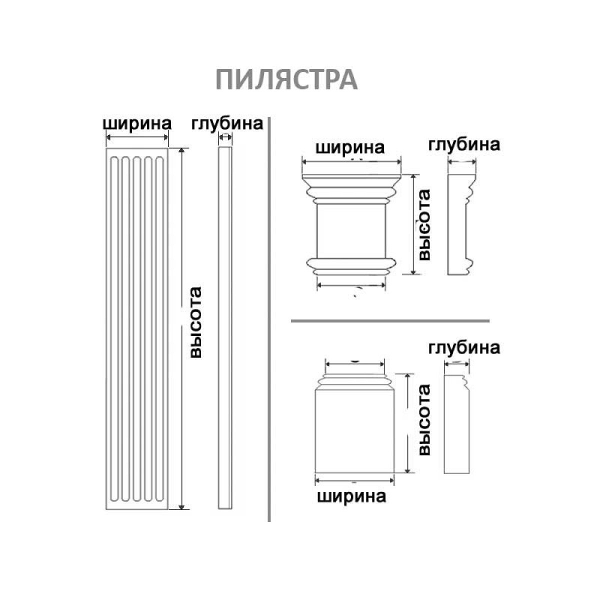 Пилястра это в кухне