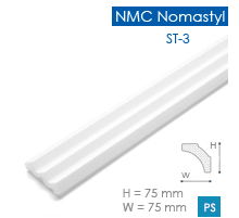 Потолочный плинтус из пенопласта NMC Nomastyl ST3