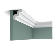 Плинтус потолочный без орнамента C602