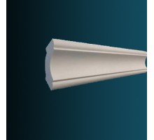 Потолочный плинтус без орнамента гибкий AB249F
