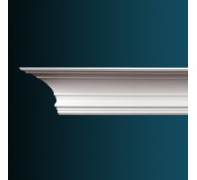 AB128 Плинтус потолочный без орнамента