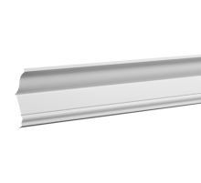 Плинтус потолочный без орнамента 1.50.174