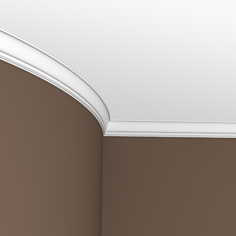 Плинтус потолочный без орнамента 1.50.159