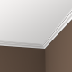 Плинтус потолочный без орнамента 1.50.150