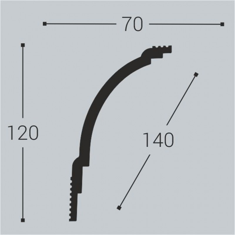 Карниз К18 120-70