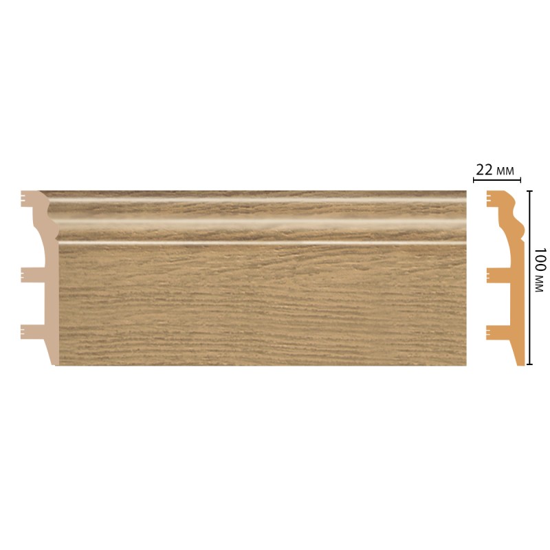 Цветной напольный плинтус D232-83 