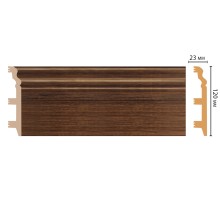 D233-74 ШК/8 Плинтус напольн.DECOMASTER(120*23*2400 мм)