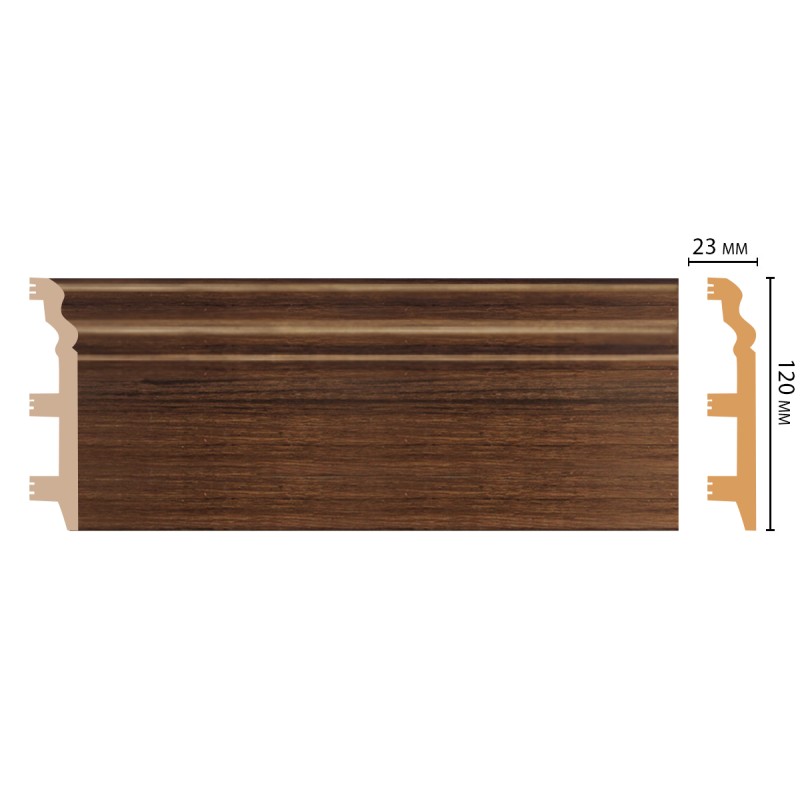 Цветной напольный плинтус D233-74 