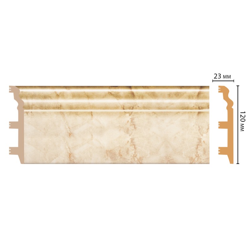 Цветной напольный плинтус D233-80 