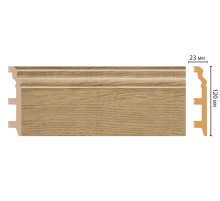 D233-83 ШК/8 Плинтус напольн.DECOMASTER(120*23*2400 мм)