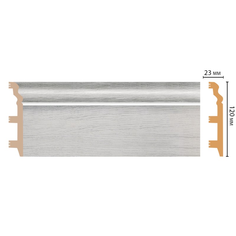 Цветной напольный плинтус D233-84 