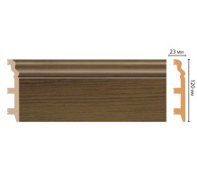 D233-88 ШК/8 Плинтус напольн.DECOMASTER(120*23*2400 мм)