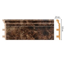 D233-713 ШК/8 Плинтус напольн.DECOMASTER(120*23*2400 мм)