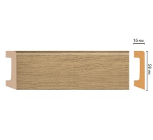 D234-83 ШК/15 Плинтус напольн.DECOMASTER(58*16*2400 мм)